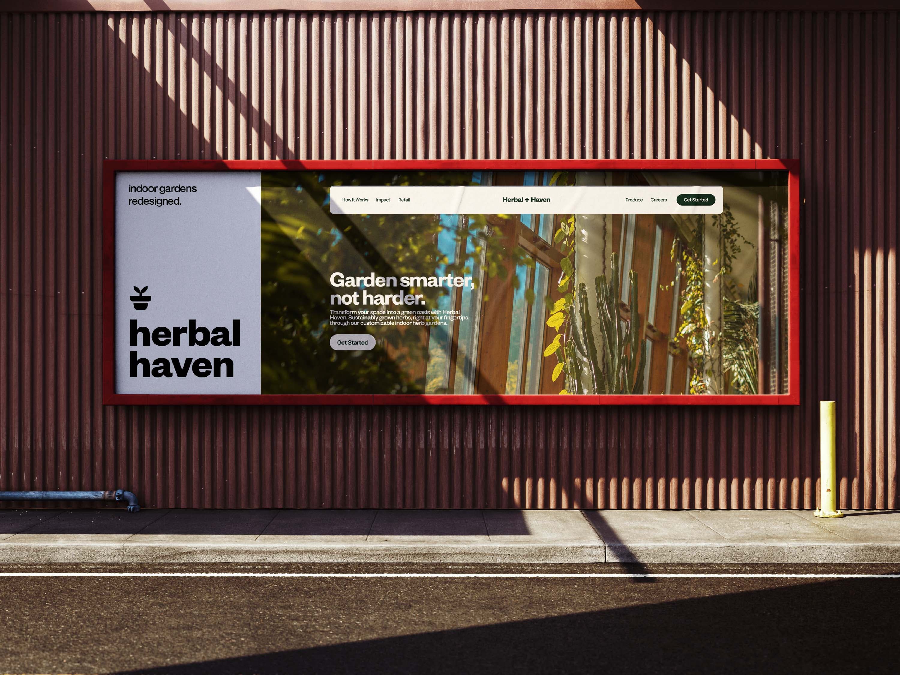 herbal haven billboard